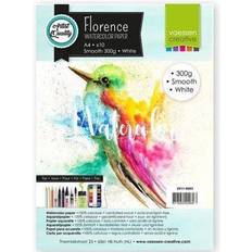 Akvarellpapper Florence A4 White 300g 10 st