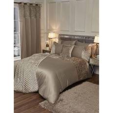 Barclay Glamour Sequin Crushed Duvet Cover Beige