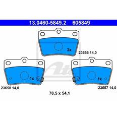 ATE ATE 13.0460-5849.2 bromsbeläggsats, skivbroms