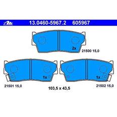 ATE 13.0460-5967.2 bromsbelägg