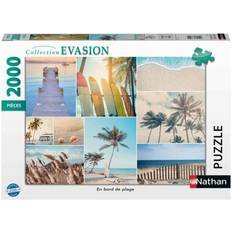 Puzzle familial Puzzles Classiques NATHAN Beach 2000 Pieces