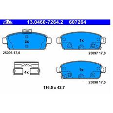 ATE Brake Pad Set 13.0460-7264.2