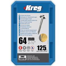 Pocket Hole Screws SML-C250-125 64mm 2-1/2" Coarse Thread
