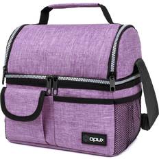 OPUX Two Sided Double Deck Insulated Lunch Box