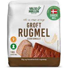 Valsemøllen Fødevarer Valsemøllen Groft Rugmel 1000g 1pack