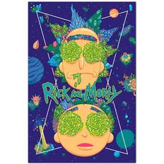 Pósters Grupo Erik Rick & Morty High in the Sky Poster 24x36"