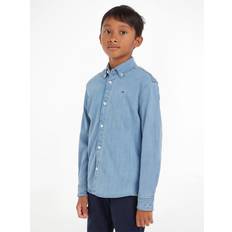 24-36M Skjortor Tommy Hilfiger Skjorta Denim Ozontvätt (152) Skjorta