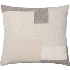 Broste Copenhagen Patch Pudebetræk Beige, Hvid, Brun (60x60cm)