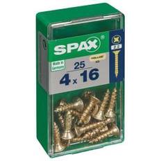 Spax Set di 20 Viti in Acciaio a Testa 3.5 mm x L.16 mm 200pcs