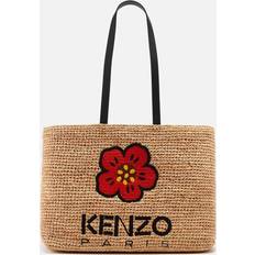 Kenzo Tasker Kenzo Logo-AppliquÃ©d Large Raffia Tote Bag