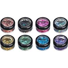 Smiffys Moon Creations Holografisk Glitter Shapes Blå