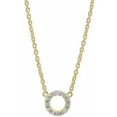 Dame Halskæder Sif Jakobs Biella Piccolo Necklace - Gold/Transparent