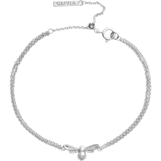 Olivia Burton Lucky Bee Bracelet - Silver