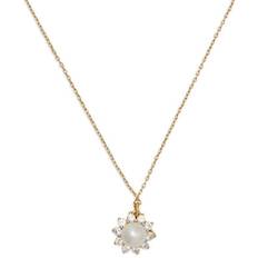 Kate Spade Sunny Halo Pendant Necklace - Gold/Pearl/Transparent