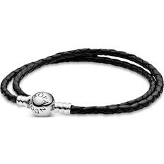 Moments Double Bracelet - Black/Silver