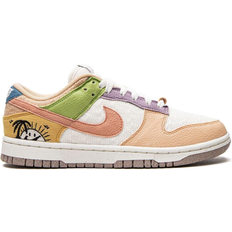 Multicoloured - Nike Dunk - Women Shoes Nike Dunk Low Sun Club W - Sail/Light Madder Root/Worn Blue/Sanded Gold