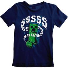 Minecraft T-shirts Børnetøj Minecraft T-shirt Til Børn - Mørk Blå