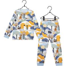 Blåa Pyjamasar Barnkläder Moomin Willow Pyjama - Blue