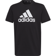 Adidas Essential Big Logo Cotton T-shirt - Black/White