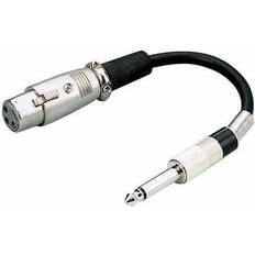 Xlr til jack Monacor Img -XLR-jack kabel 15cm MCA-15/1