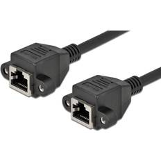 DeLock Cat 6a S/FTP Forlænger 0.5m