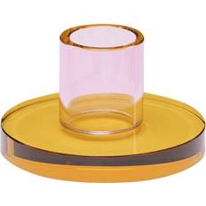 Hübsch Astra Small Pink/Orange Kerzenhalter
