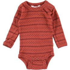 Ruskea Bodyt Joha Checked Baby Body Redjacquad - Punainen