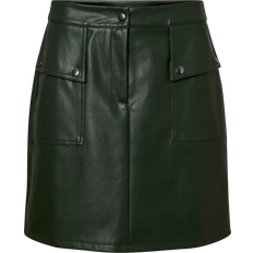 Donna - Rosso Gonne Vero Moda VMOLYMPIA HW Short PL Skirt - Nero