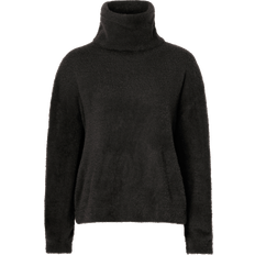 Vila Turtle Neck Knit Sweater - Black