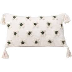 Venture Home Millie Pudebetræk Beige, Grøn, Hvid (50x30cm)