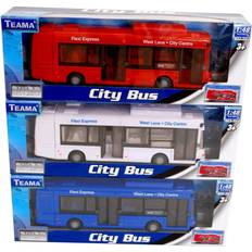 Leksaksbuss City Buss, Leksaksbuss 22 Cm