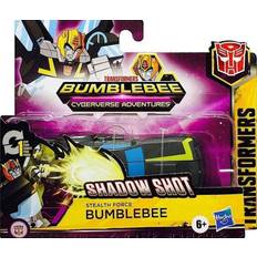 Transformers 1 step Hasbro Transformers Cyberverse 1-step Stealth Force Bumblebee