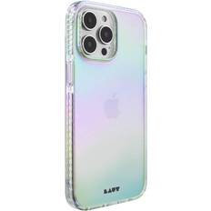 Laut Mobile Phone Covers Laut iPhone 14 and iPhone 14 Pro 6.1 Phone Case 10 ft drop protection Crystal Clear Casing Holo Reflection Pearl