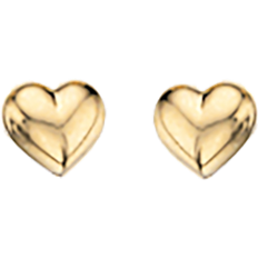 Scrouples Heart Earrings - Gold