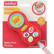 Billig Interaktive legetøjstelefoner Winfun Baby Fun Phone