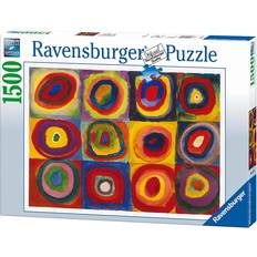 Plastic Classic Jigsaw Puzzles Ravensburger Kandinsky Colour Study 1500 Pieces