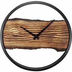 Nextime Forest Large Black Väggklocka 45cm