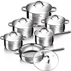 Utensili da cucina Blaumann Gourmet Jumbo Cookware Set with lid 12 Parts