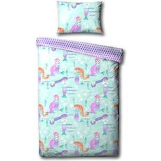 Paoletti Mermaid Toddler Duvet Cover Set 47.2x59.1"