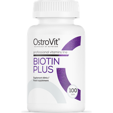 Biotin zink og selen OstroVit Biotin Plus 100 st