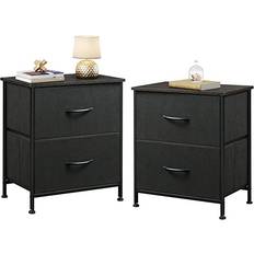 Furniture WLIVE Nightstand Chest of Drawer 17.7x20.9" 2