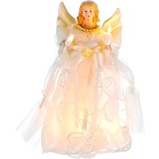 Beige Christmas Decorations Kurt Adler Angel Treetop Christmas Tree Ornament 10"