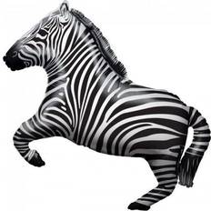 Stribede Folieballoner Folieballon Zebra 71cm