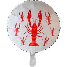 Vita Djur- & Figurballonger Animal & Character Balloons Cancer Disc 30cm