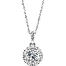 Brilliance Lab Grown Necklace - White Gold/Diamonds