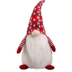 GlitzHome H Fabric Gnome Christmas Decoration