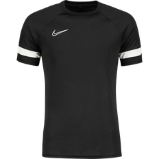 Nike t shirts dry fit herre NIKE Dri-FIT Academy Short-Sleeve Football Top Men - Black/White