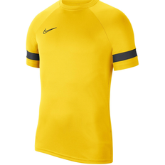 Nike Dri-FIT Academy Short-Sleeve Football Top Men- Tour Yellow/Black/Anthracite