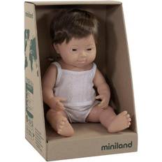 Miniland Down Syndrome Caucasian Baby Doll Boy 38cm