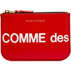 Rosa Geldbörsen Comme des Garçons Logo Zip Pouch